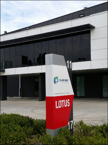 Pylon sign Lotus