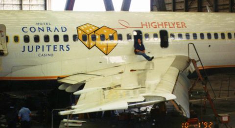 Conrad Jupiters Aircraft marking
