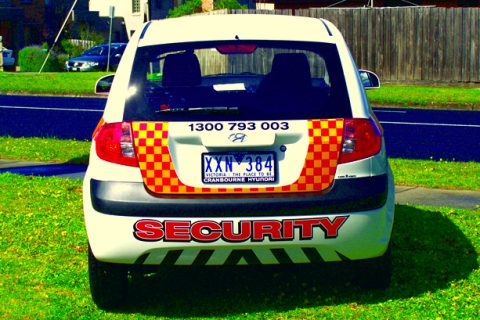 Security Vehicle signs 2