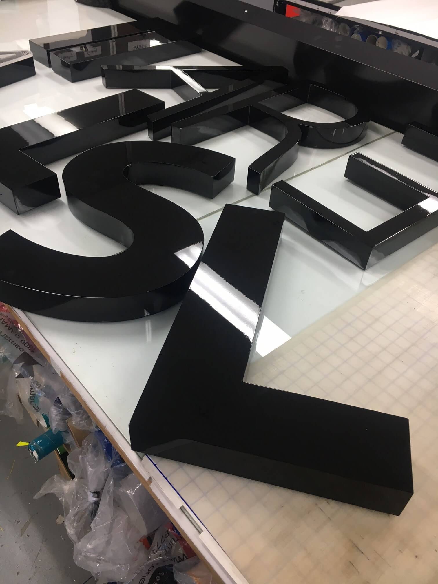 3D signage production