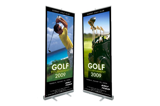 Digital print Pull up_banner_Golf