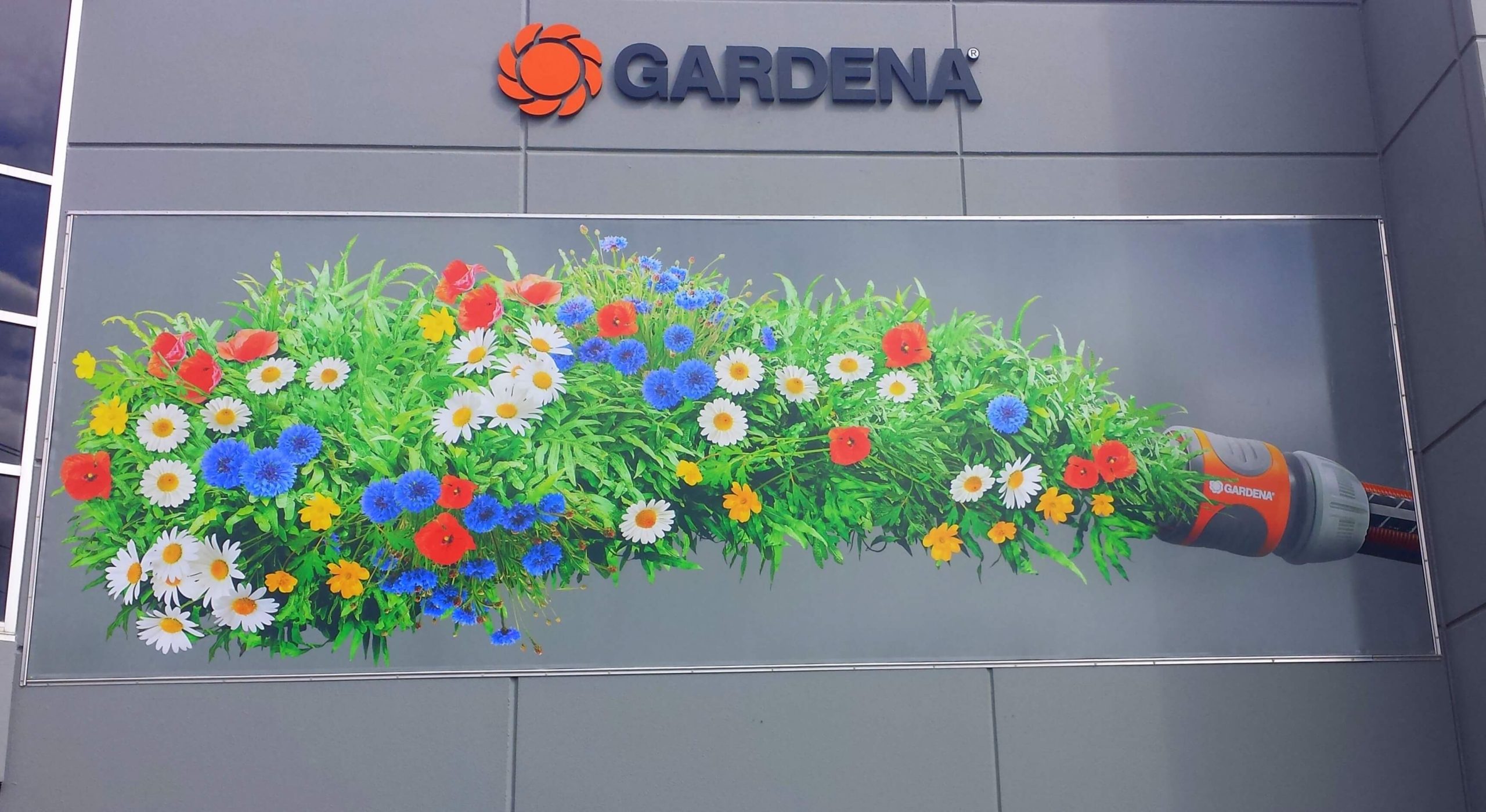Gardenia Digital print banner