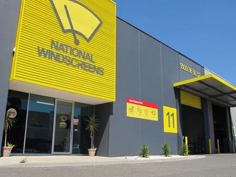 Outdoor Building signage National Windscreens