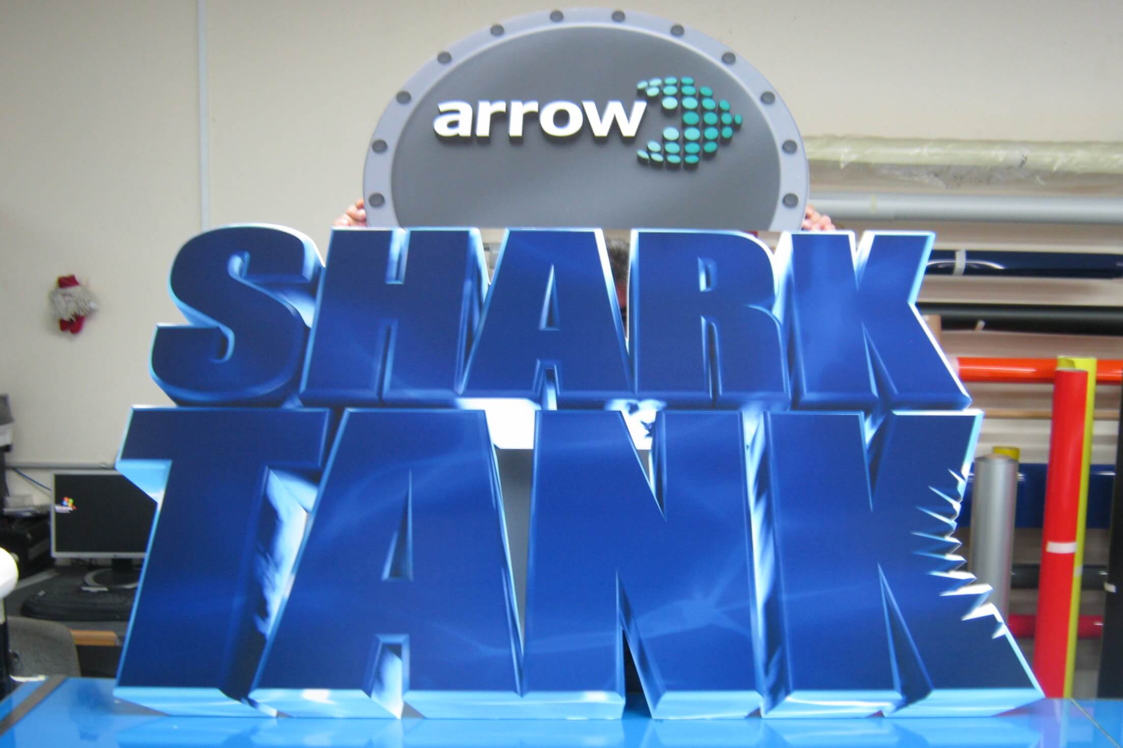 Shark Tank 3D Signage