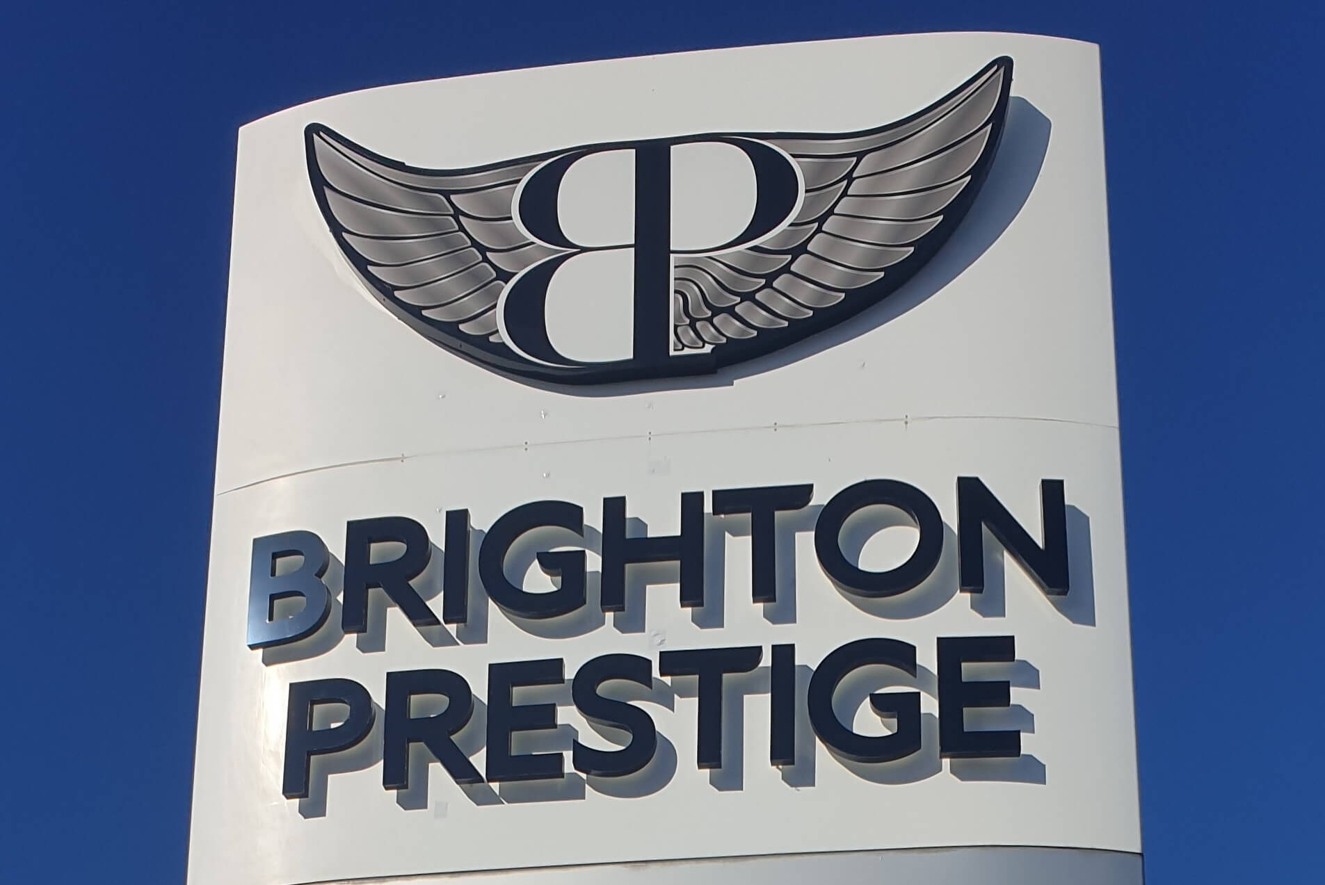 TITLE Brighton Prestige 3D signage