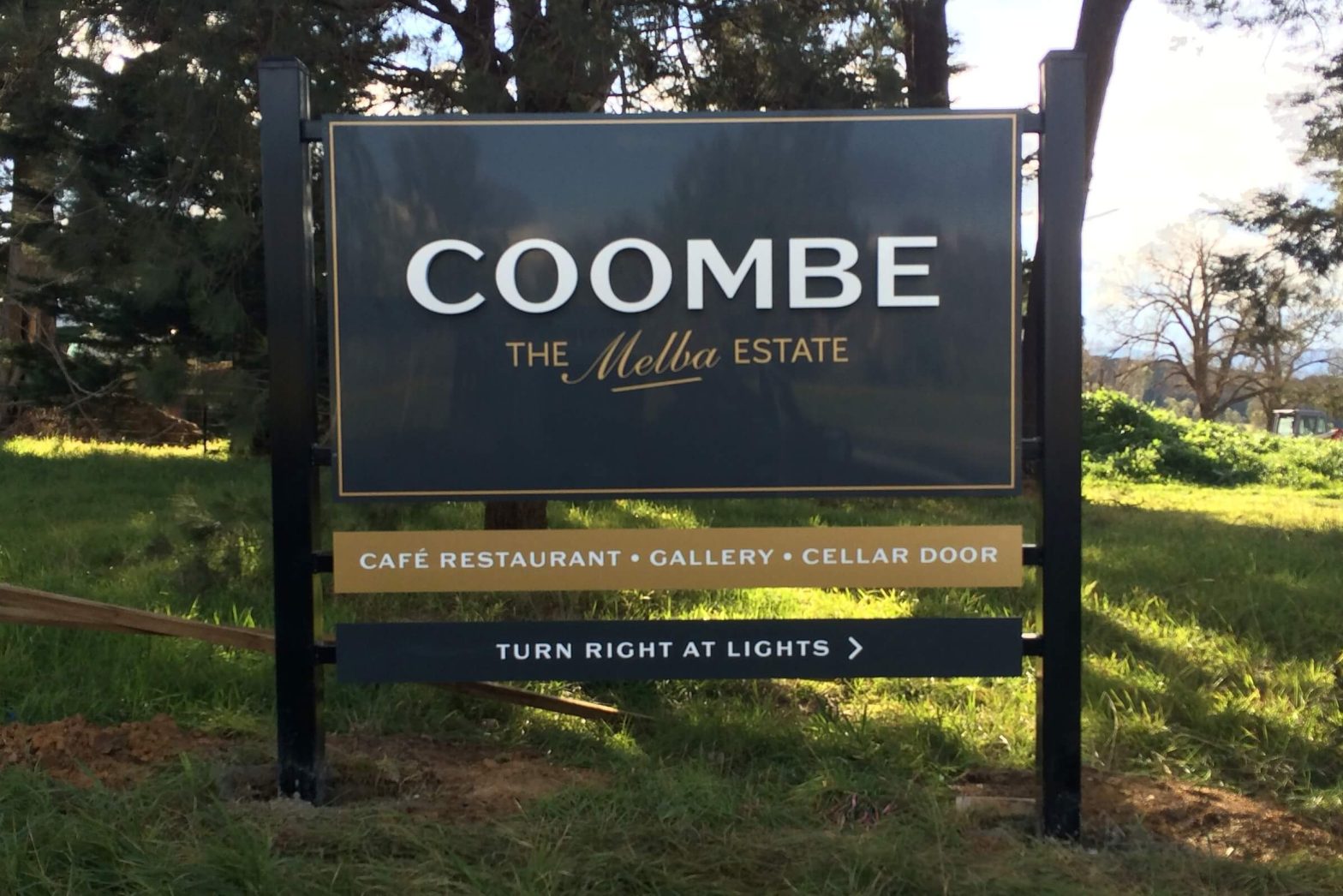 TITLE Coombe Outdoor front sign  1